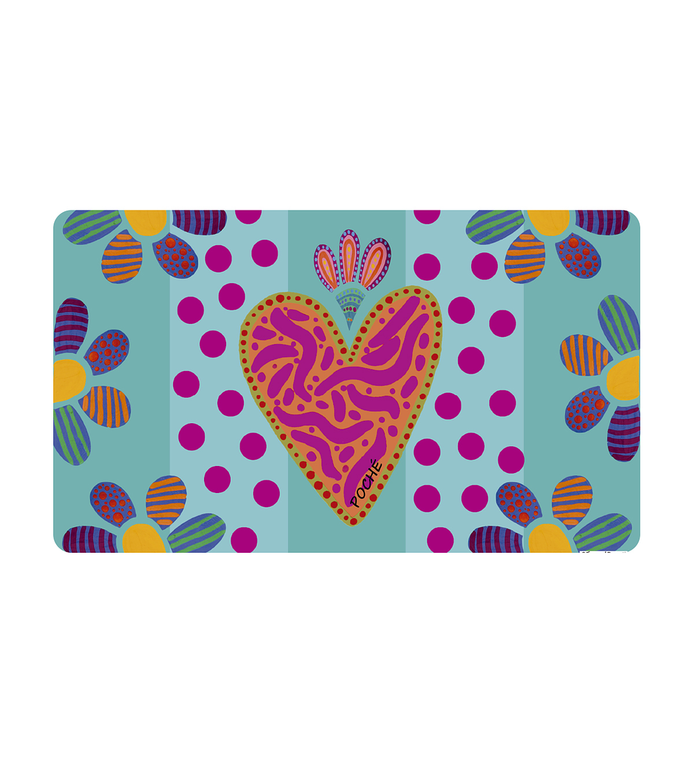 Office Pad Corazon de Maria 68x40cm