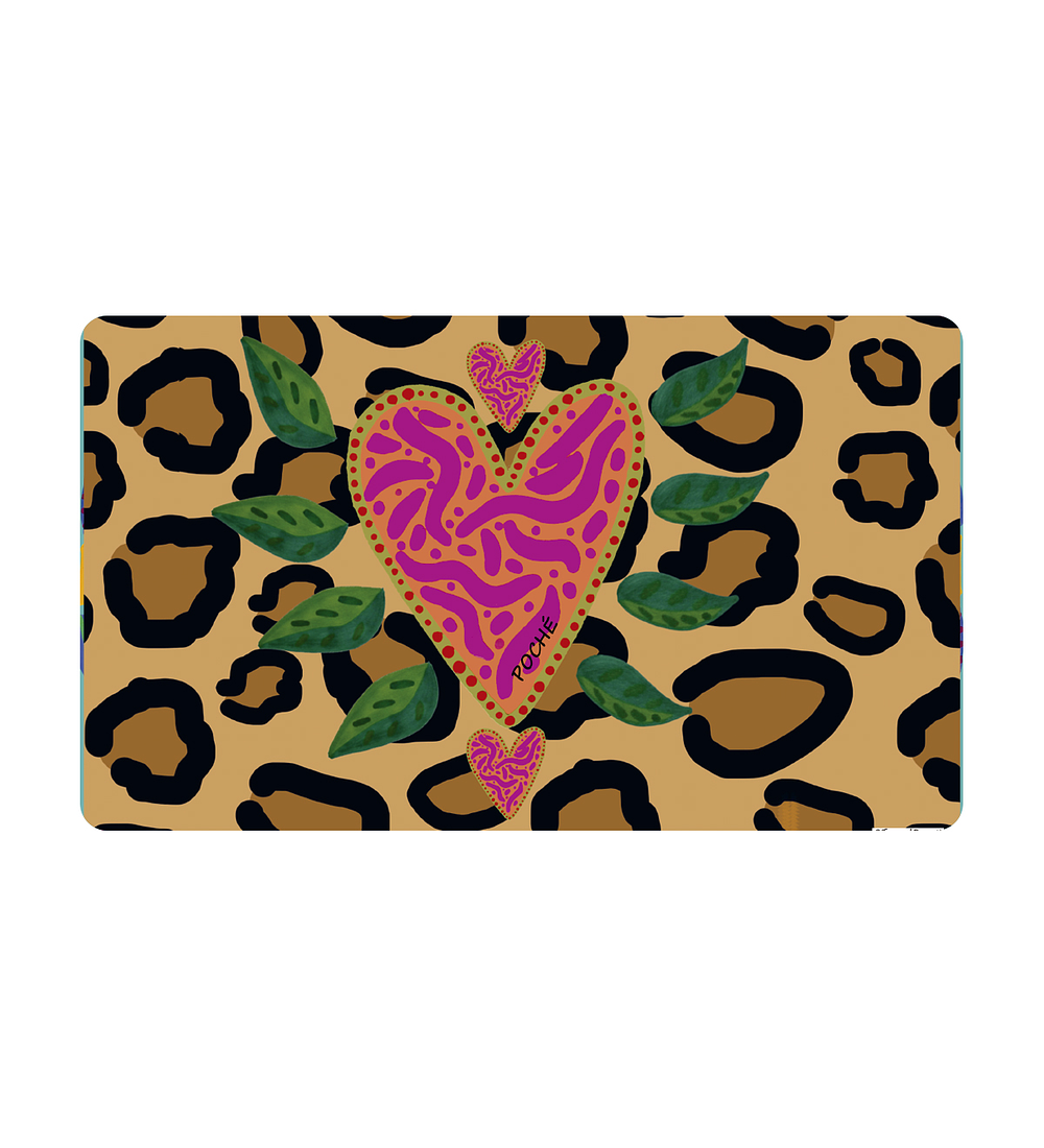 Office Pad Corazon Animal Print 68x40cm