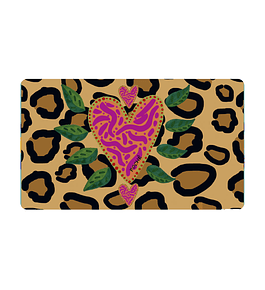Office Pad Corazon Animal Print 68x40cm
