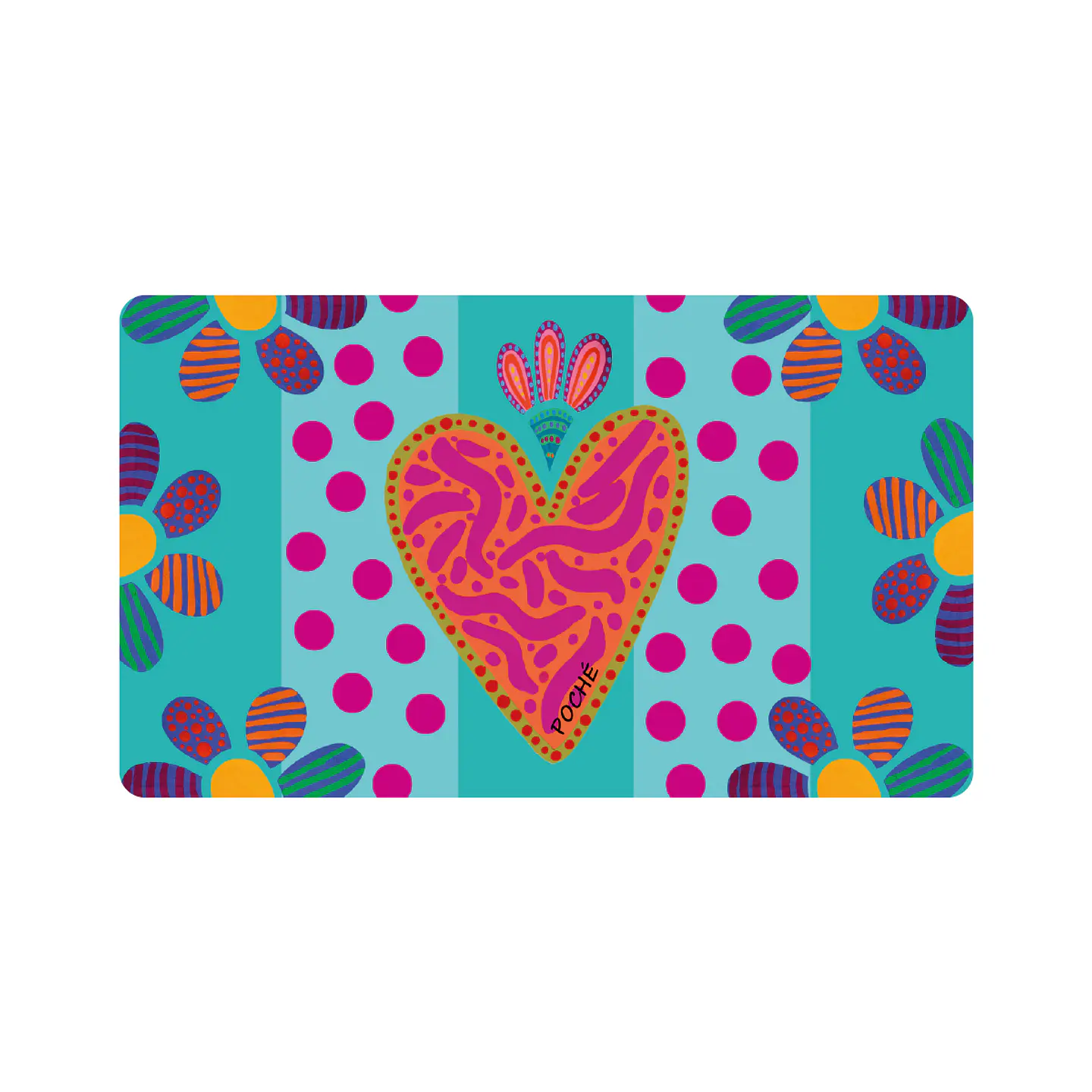 Office Pad Corazon de Maria 68x40cm 1