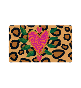 Office Pad Corazon Animal Print 68x40cm
