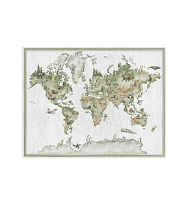 Alfombra mundo 140 x 180