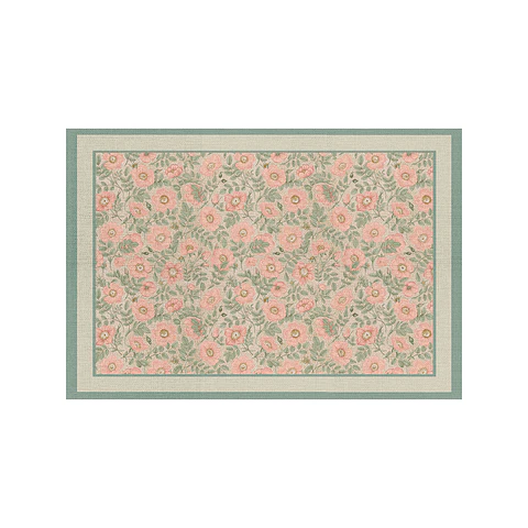 Alfombra Pink flowers 50x70cm