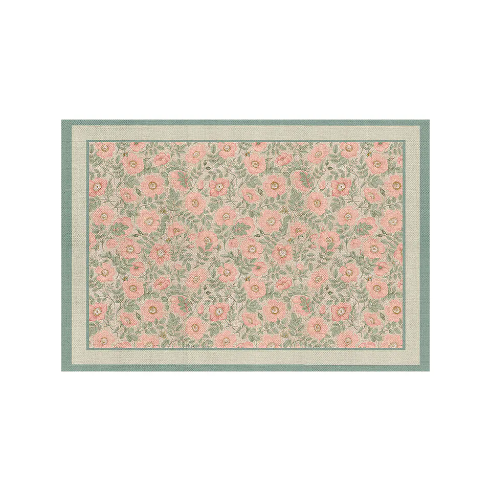 Alfombra Pink flowers 50x70cm 1