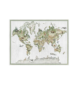 Alfombra mundo 70 x 100