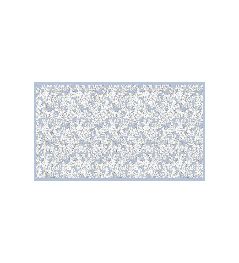 Alfombra Graba Flores 140x80cm