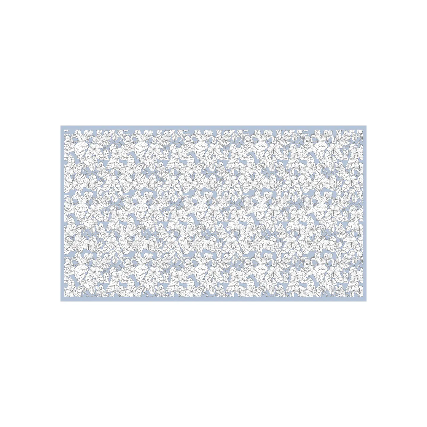 Alfombra Graba Flores 140x80cm 1