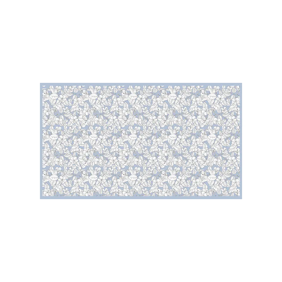 Alfombra Graba Flores 140x80cm 1