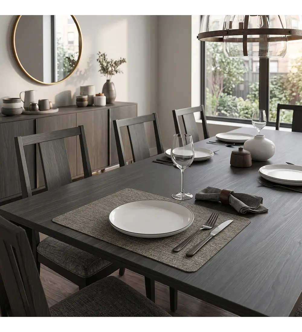 Set 4 Individuales Minimal Trama