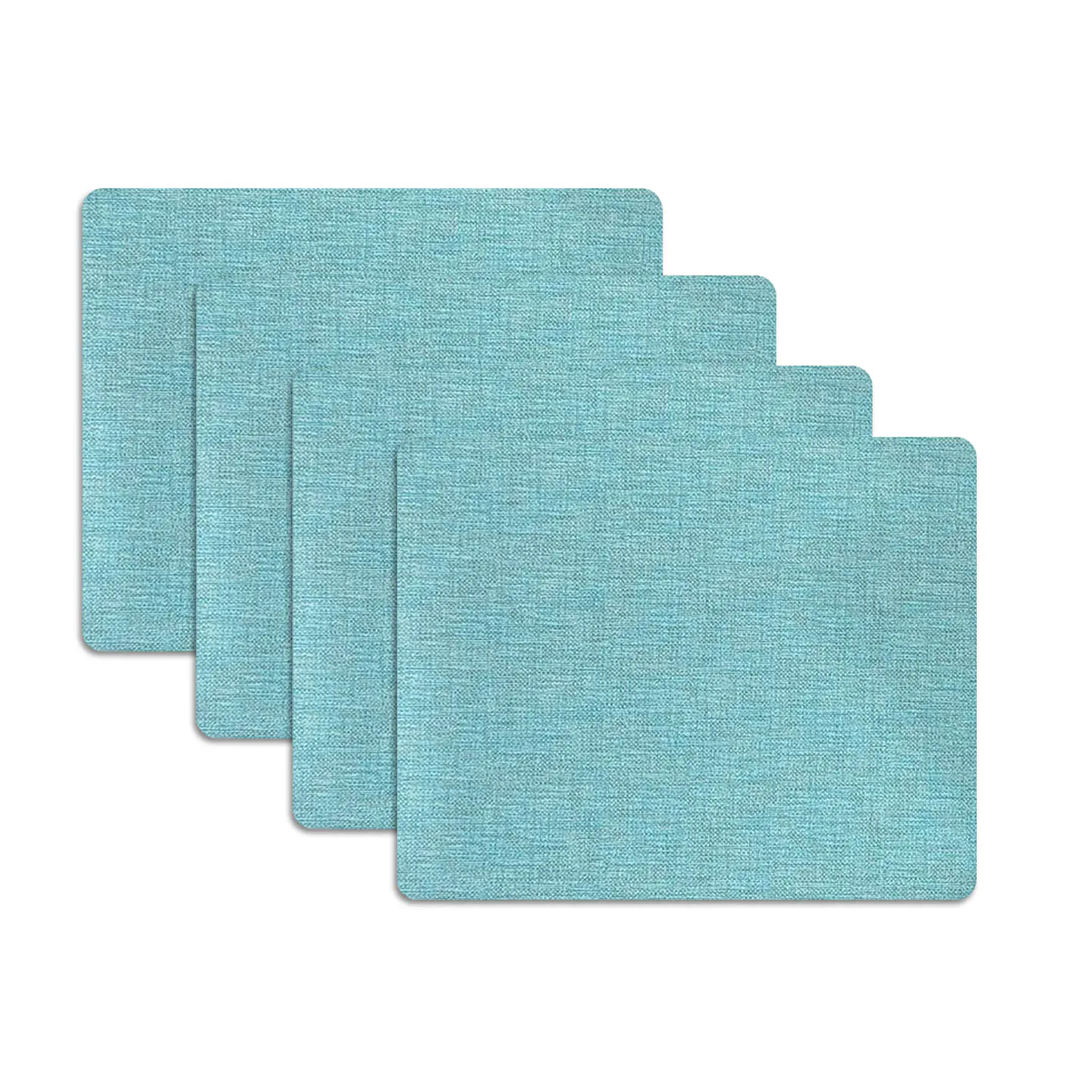 Set 4 Individuales Minimal Celeste - Ediciones de Mesa  1