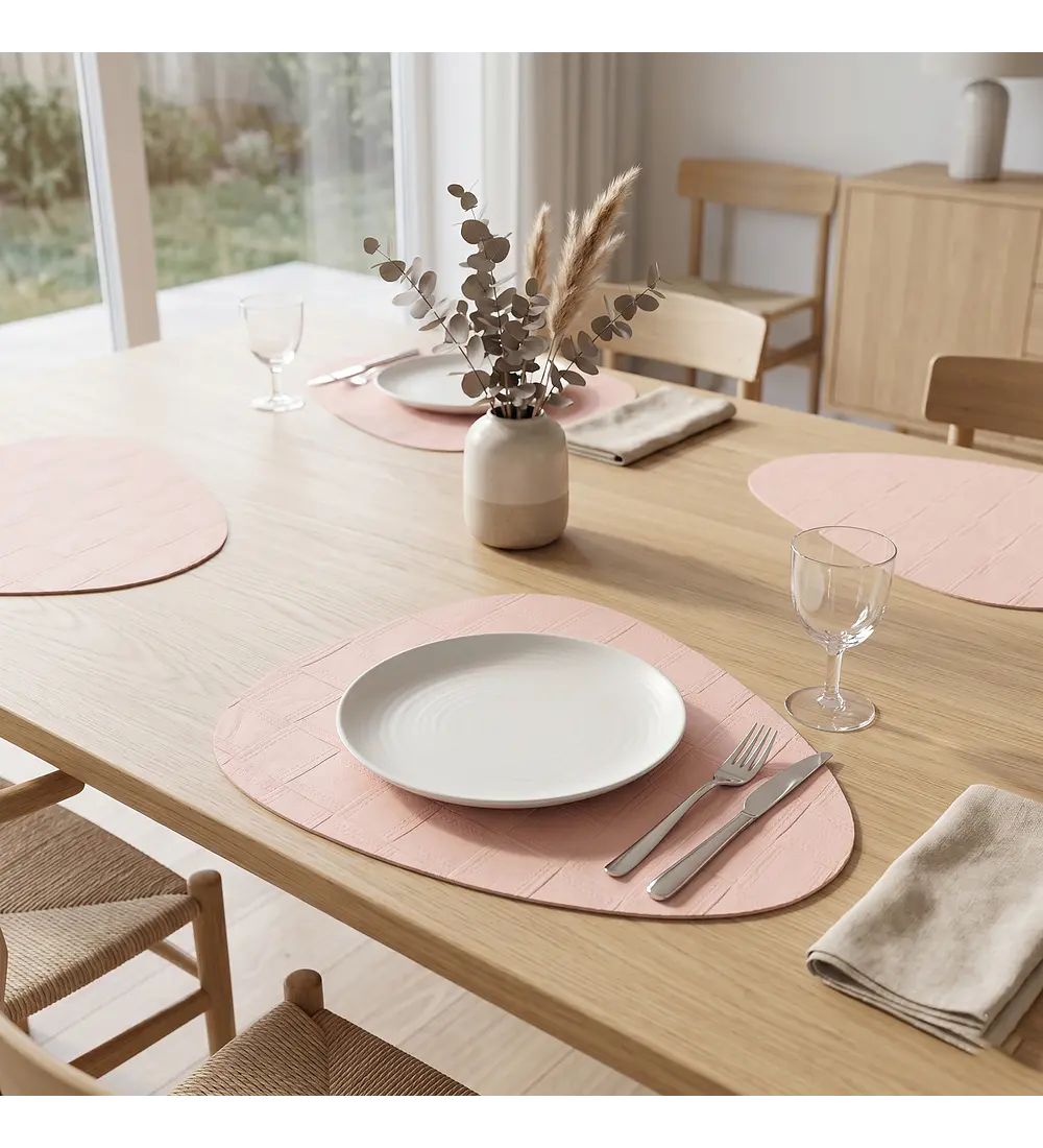 Set 4 Individuales Stone Gofré