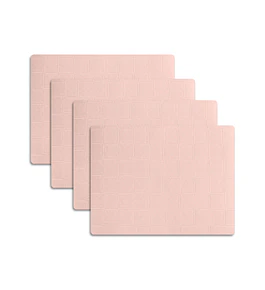 Set 4 Individuales Rectangular Gofré