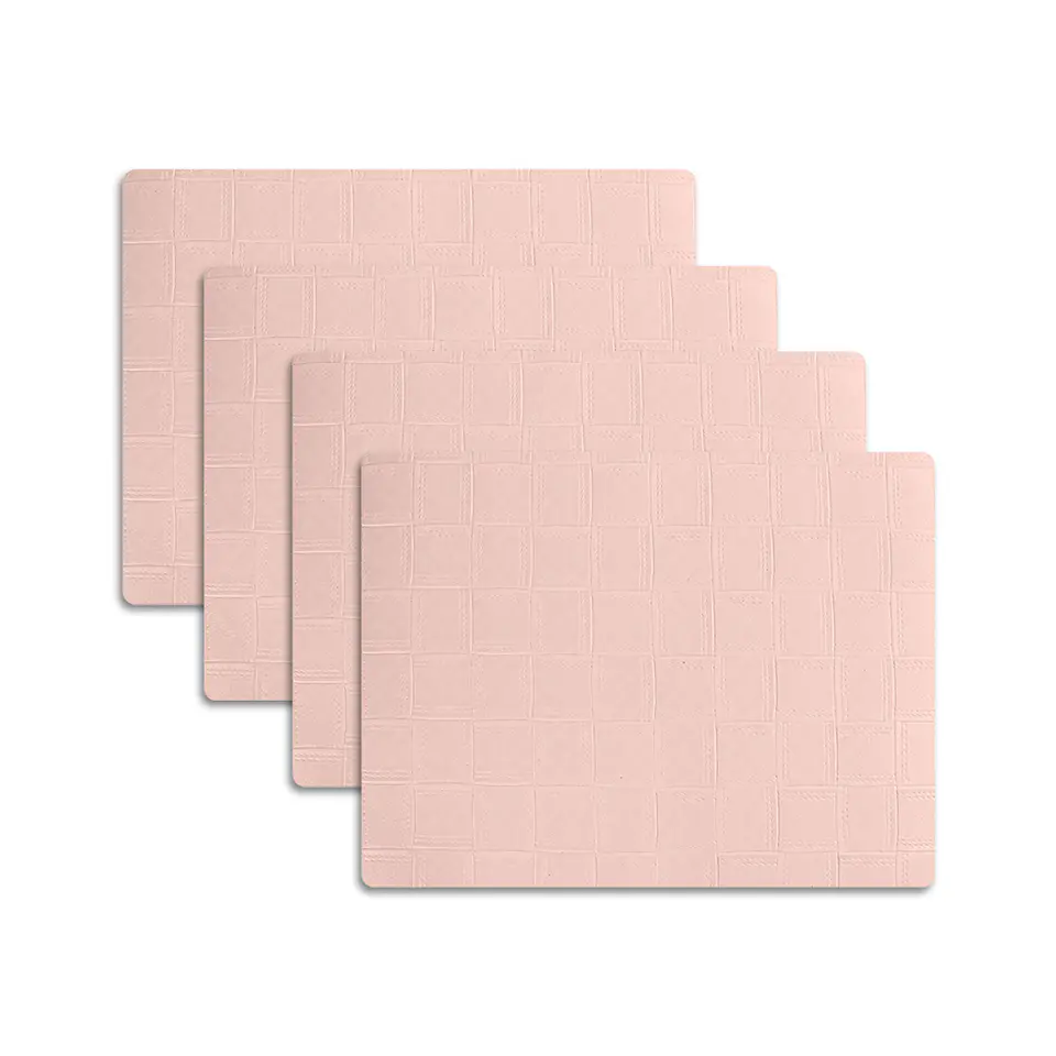Set 4 Individuales Rectangular Gofré - Ediciones de Mesa  1