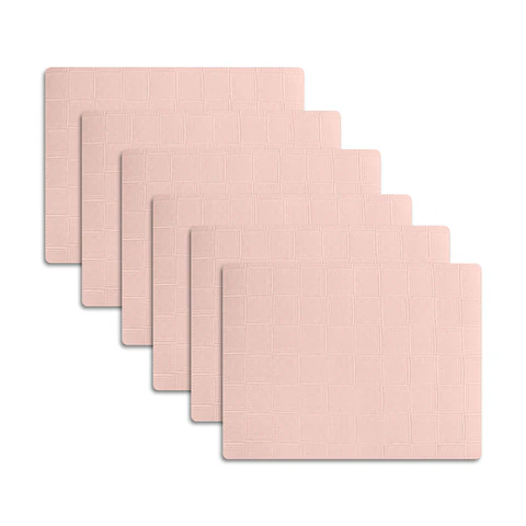 Set 6 Individuales Rectangular Gofré - Ediciones de Mesa 