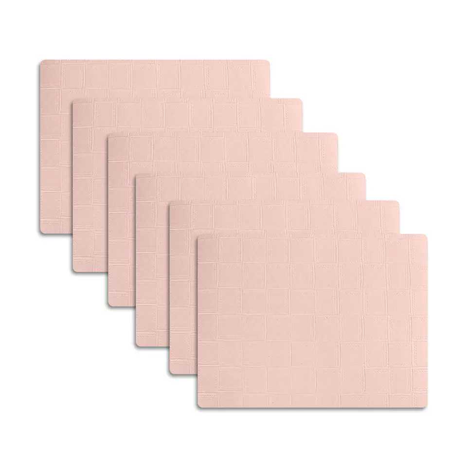 Set 6 Individuales Rectangular Gofré - Ediciones de Mesa  1