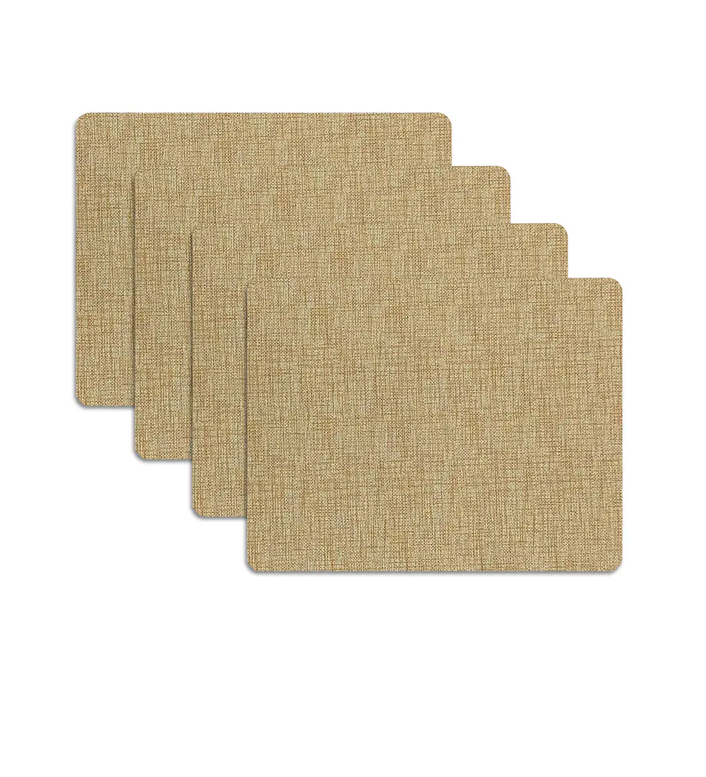 Set 4 Individuales Novo Tela Minimal Jute