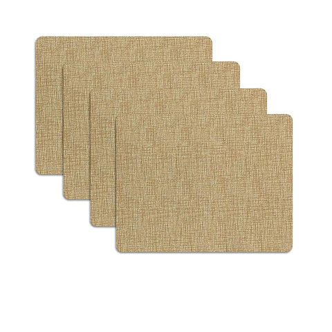 Set 6 Individuales Rectangular Minimal Jute - Ediciones de Mesa 