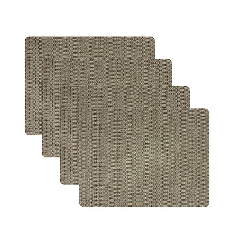 Set 4 Individuales Rectangular Minimal Tweed - Ediciones de Mesa 