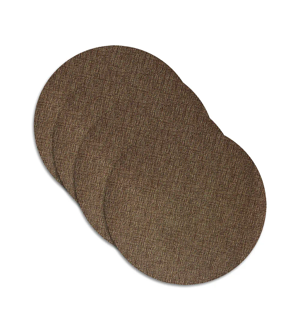 Set 4 Individuales Organik Moka Redondo