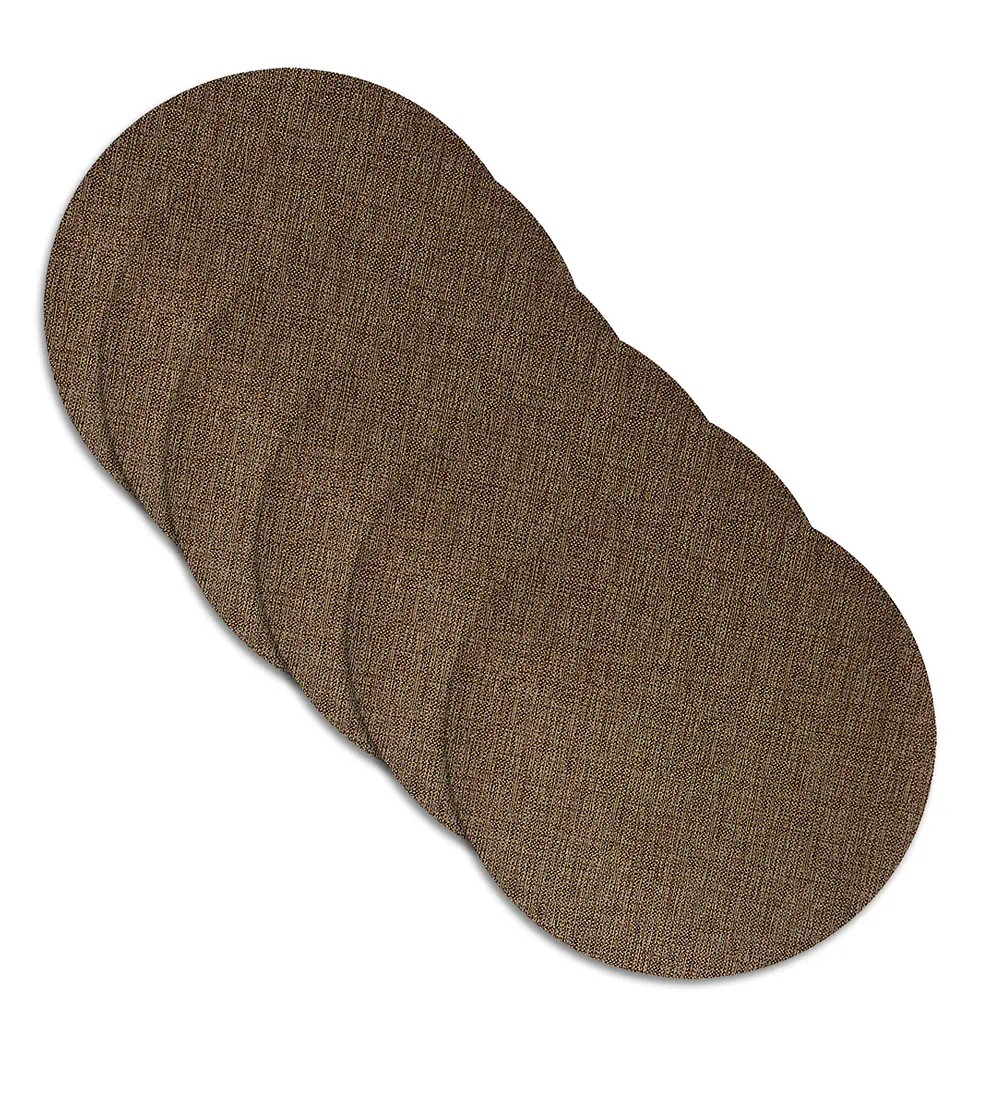 Set 6 Individuales Organik Moka Redondo