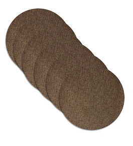 Set 6 Individuales Organik Moka Redondo