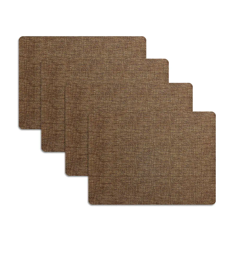 Set 4 Individuales Organik Moka Rectangular 