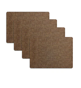 Set 4 Individuales Organik Moka Rectangular 