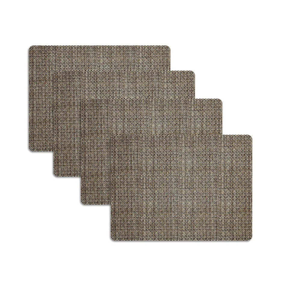 Set 4 Individuales Charcoal Rectangular - Ediciones de Mesa  1