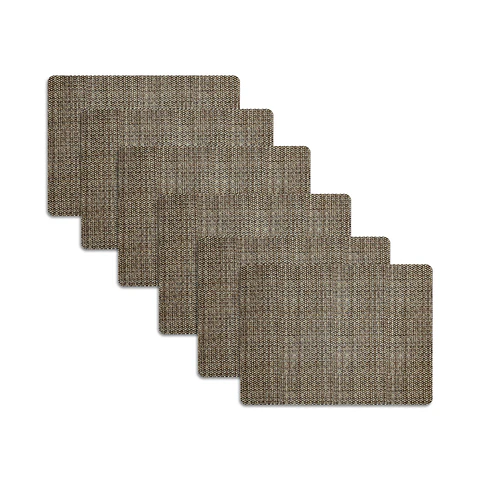 Set 6 Individuales Charcoal Rectangular - Ediciones de Mesa 