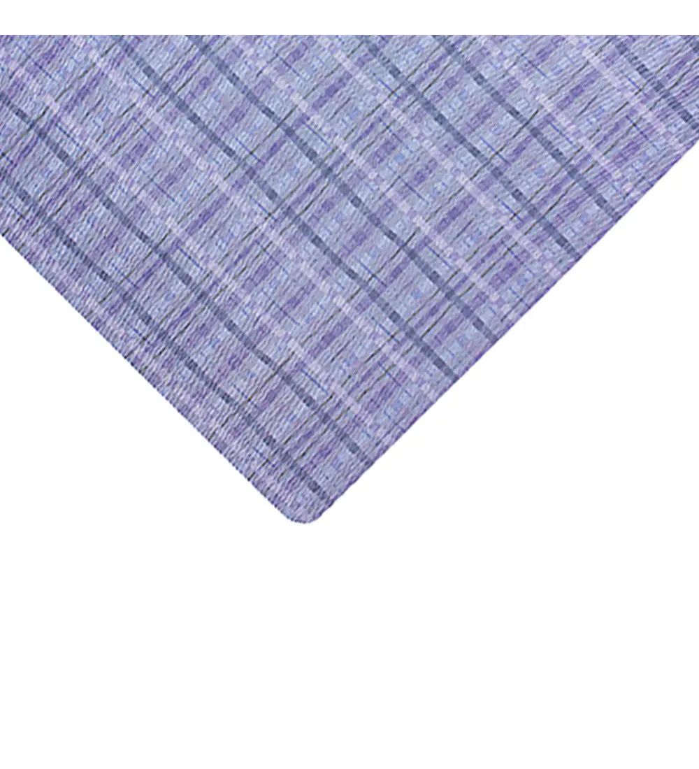 Set 4 Individuales Mauve Grid Rectangular