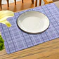 Set 6 Individuales Mauve Grid Rectangular - Ediciones de Mesa  - Miniatura 3