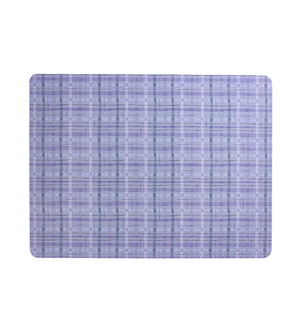 Set 6 Individuales Mauve Grid Rectangular