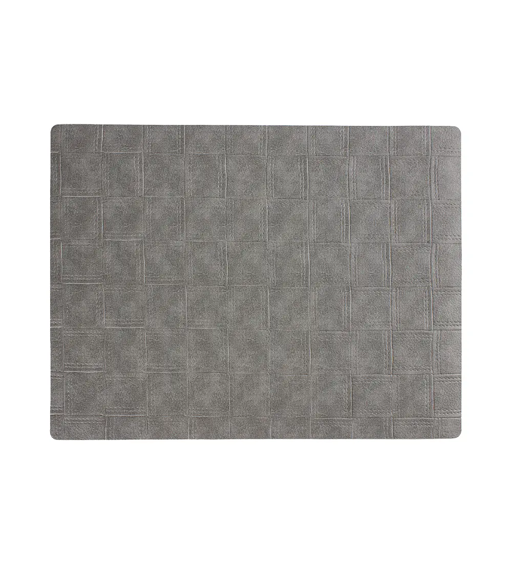 Set 6 Individuales Gris Smoke Woven Rectangular