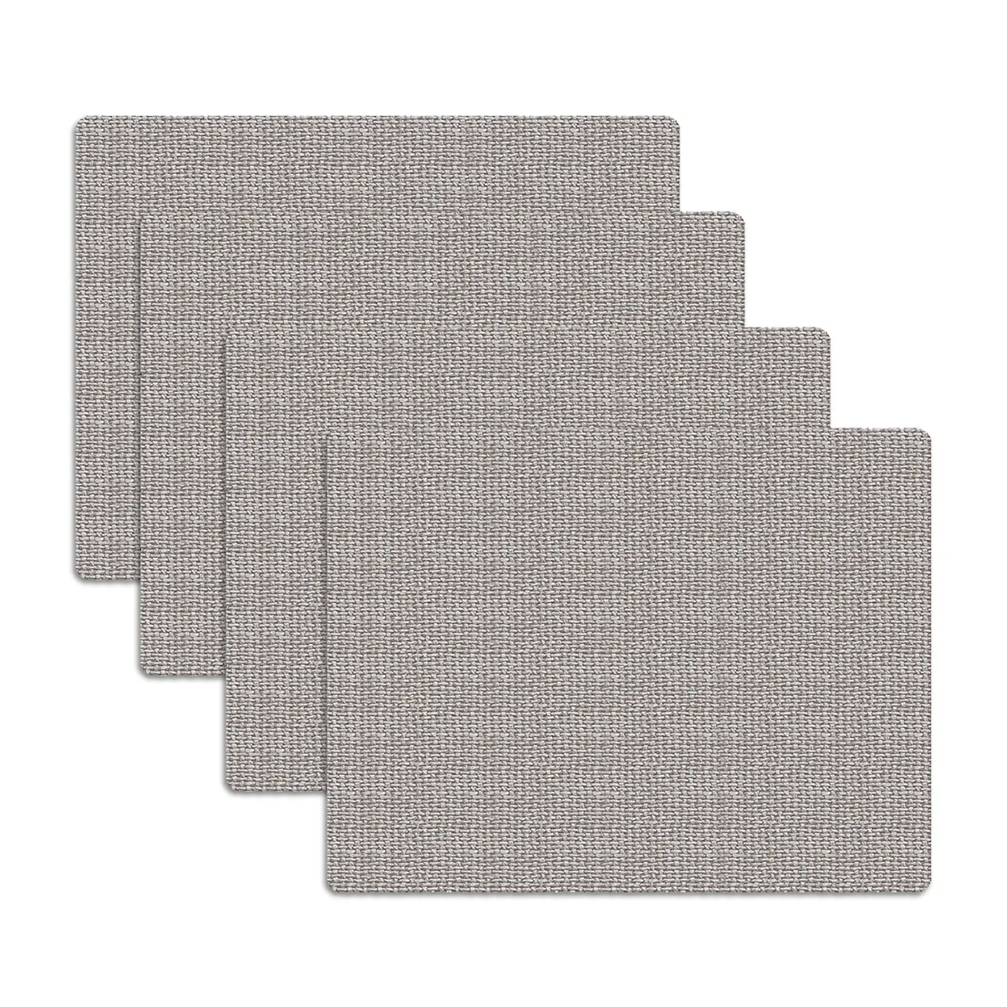 Set 4 Individuales Canvas Gris - Ediciones de Mesa  1