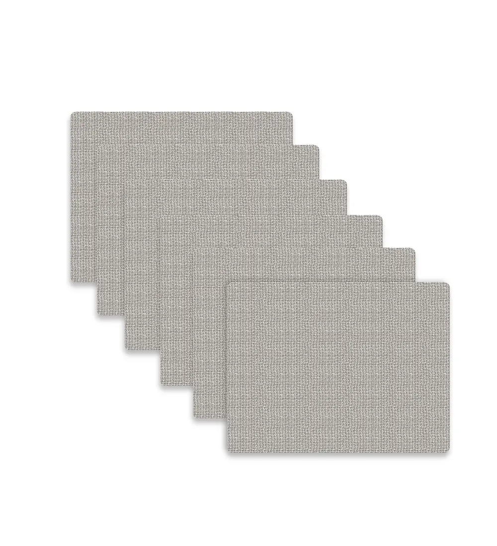 Set 6 Individuales Gris Studio Cobre 