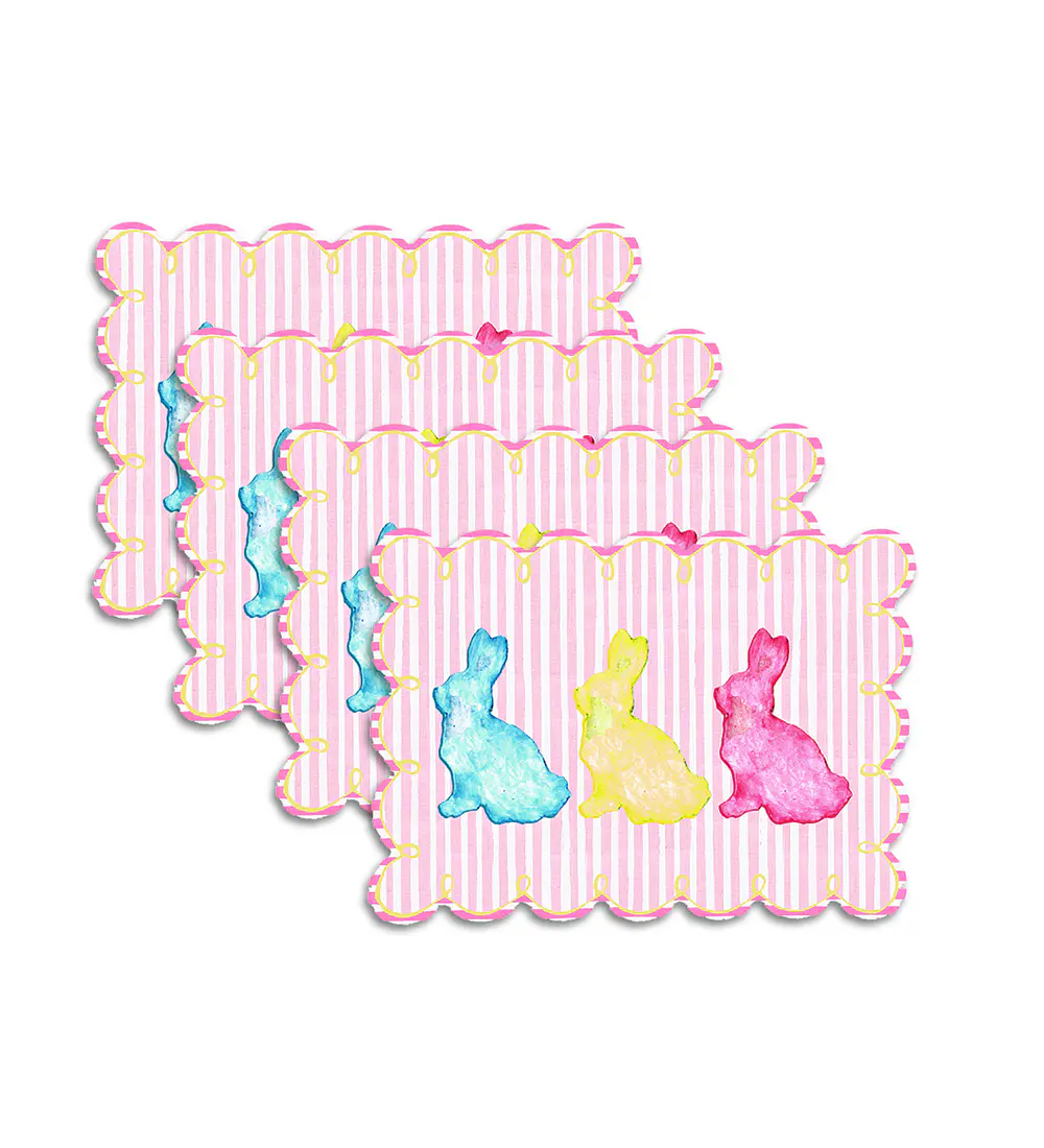 Set 4 Individuales Easter Bunny Kids