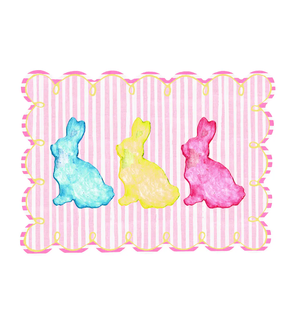Set 6 Individuales Easter Bunny Kids