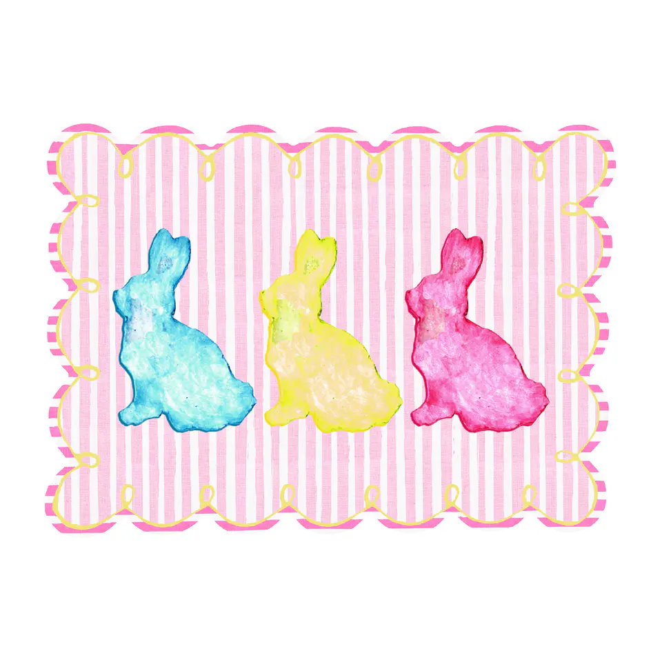 Set 6 Individuales Easter Bunny Kids - Ediciones de Mesa  2