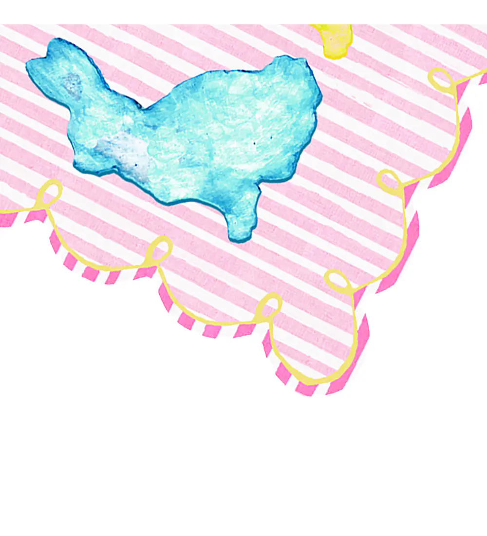 Set 6 Individuales Easter Bunny Kids