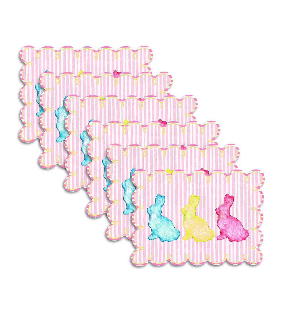 Set 6 Individuales Easter Bunny Kids