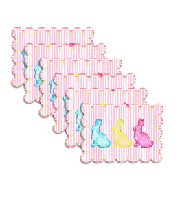 Set 6 Individuales Easter Bunny Kids