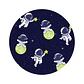 Set 4 Individuales Redondo Galaxy Adventure - Ediciones de Mesa  - Miniatura 2