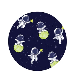 Set 6 Individuales Redondo Galaxy Adventure