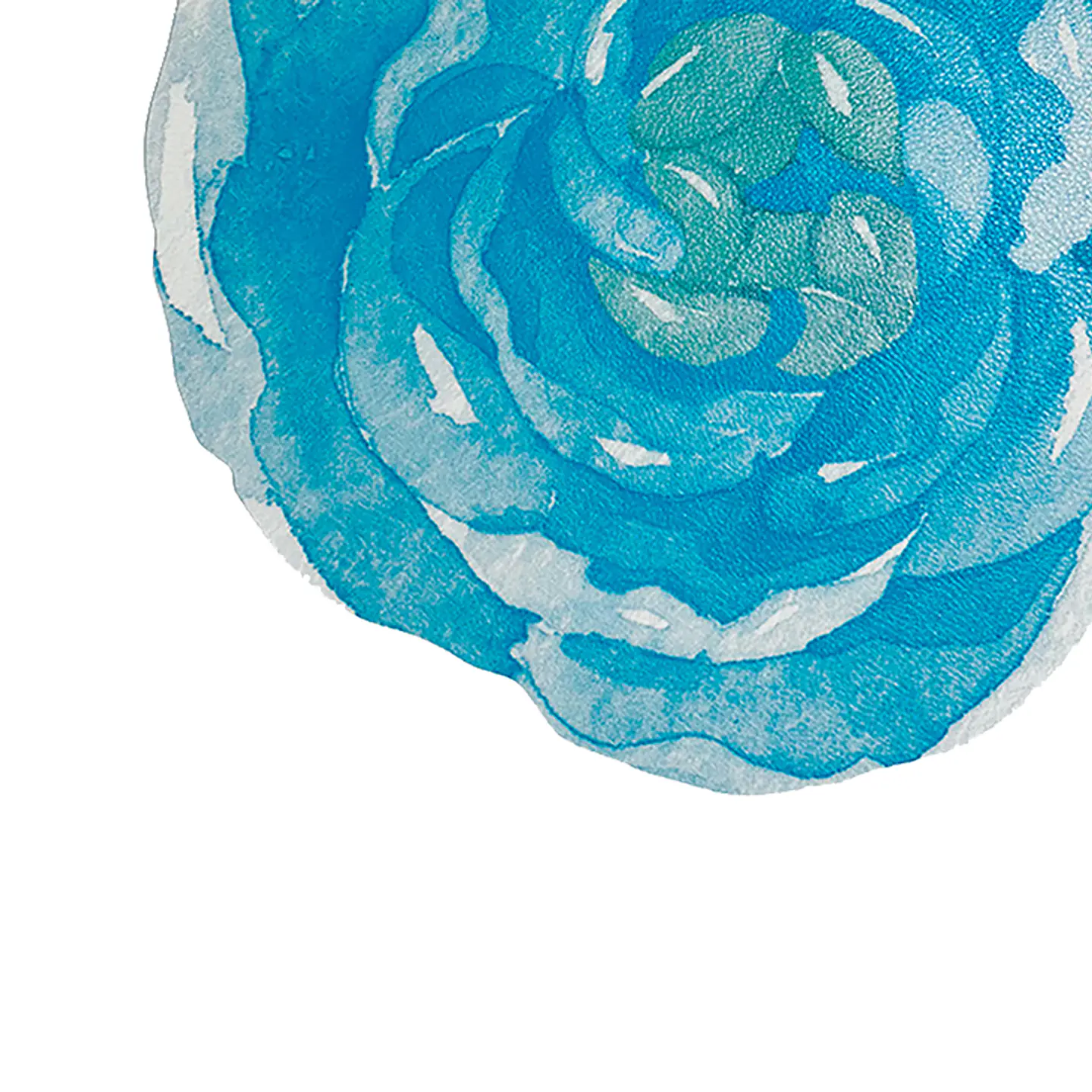 Set 4 Individuales Redondo Blue Bloom - Ediciones de Mesa  3