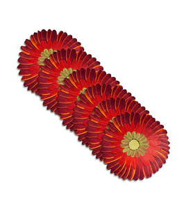 Set 6 Individuales Red Blossom Studio