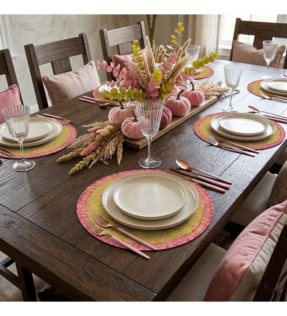 Set 6 Individuales Olive Bloom Garden