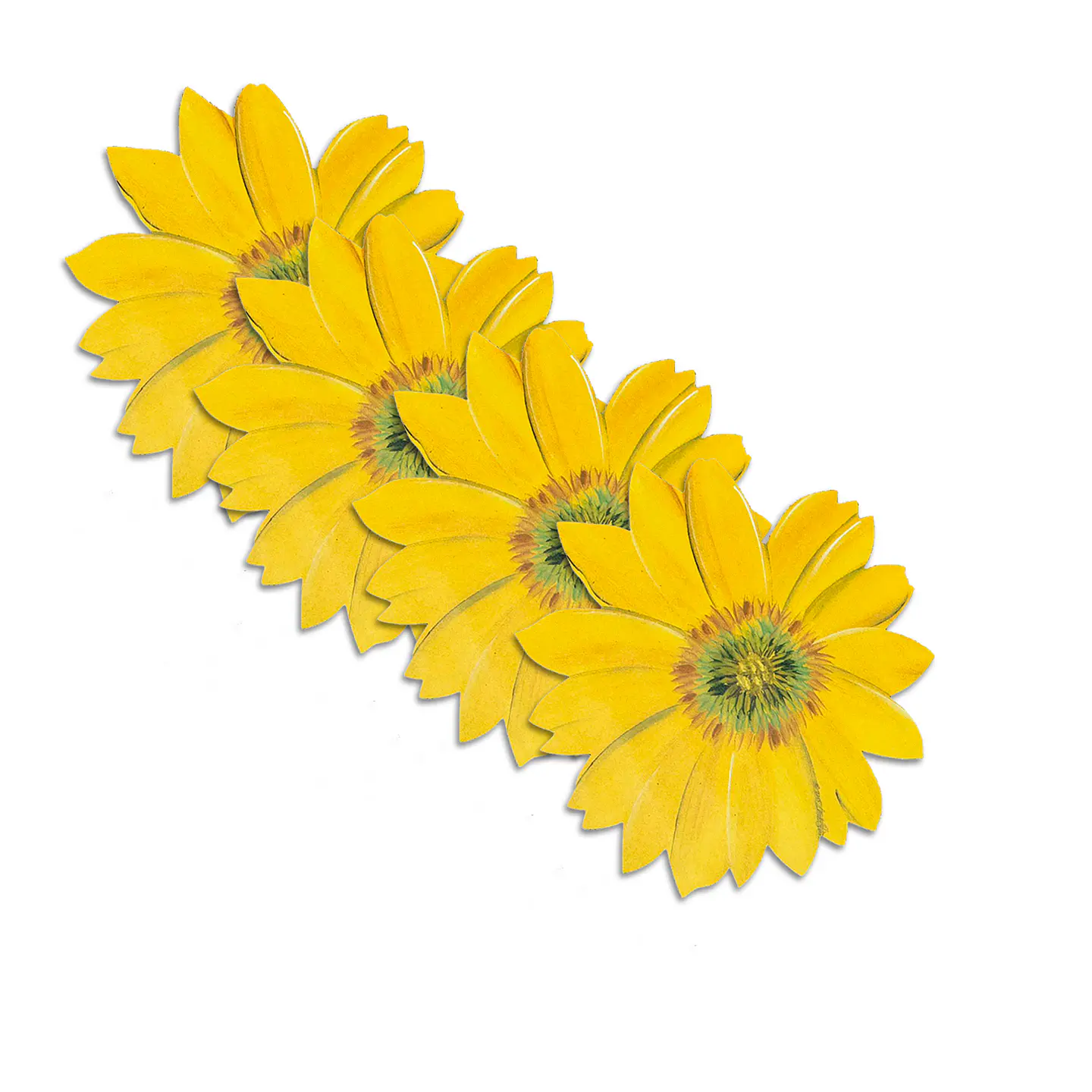 Set 4 Individuales Girasol Sunlight Bloom - Ediciones de Mesa 1