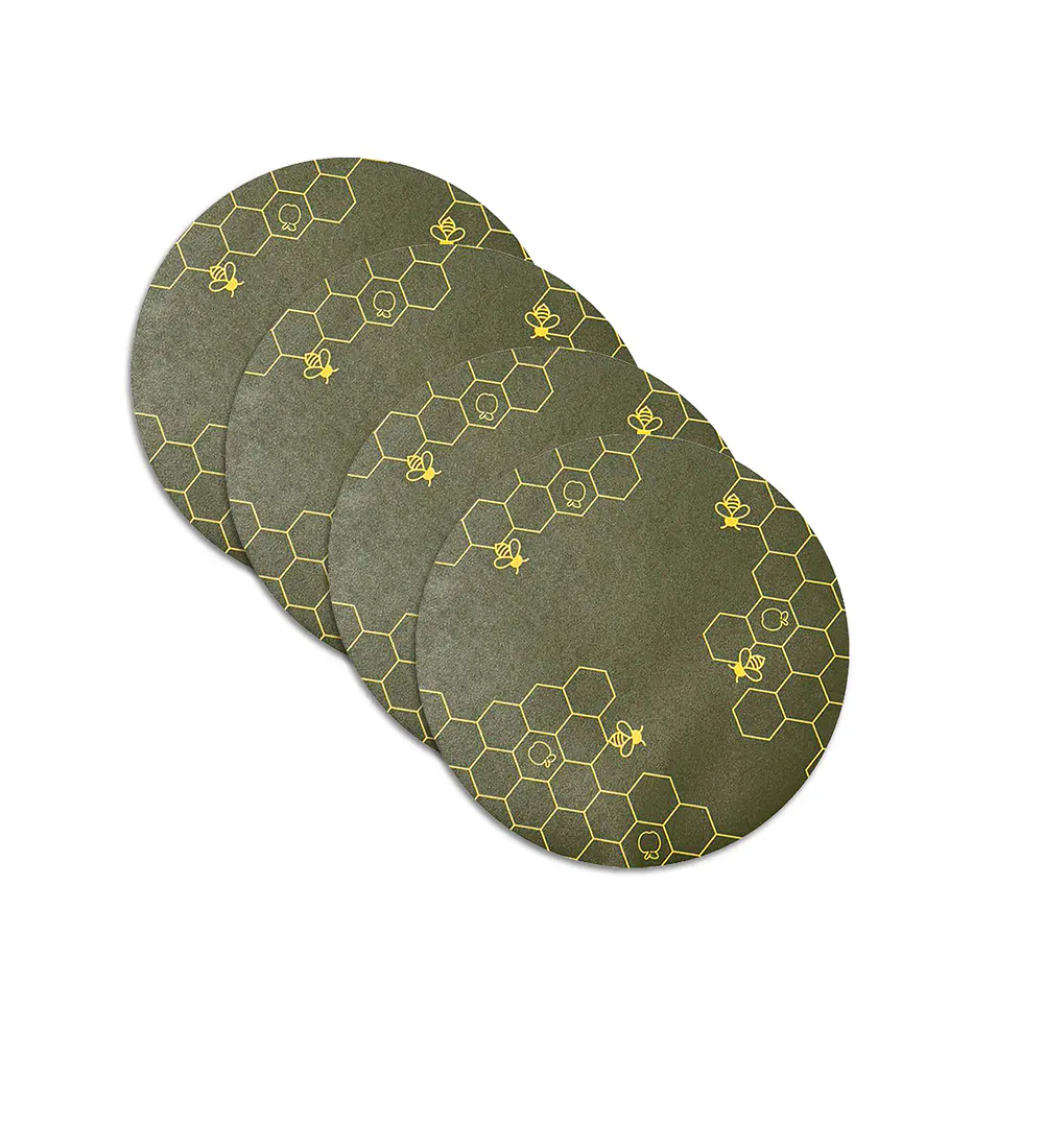 Set 4 Individuales Trama Apícola