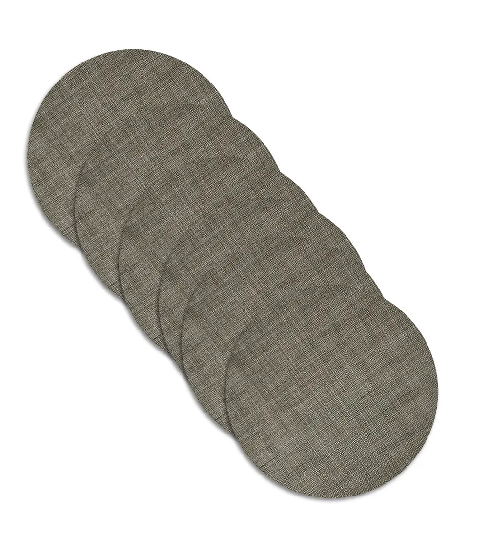 Set 6 Individuales Gris Oxford Trama 