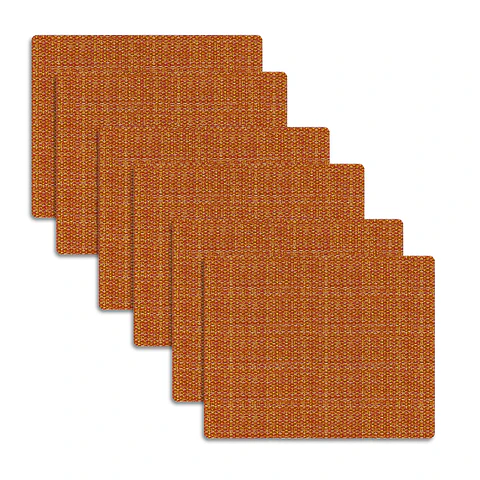  Set 6 Individuales Terracota Trama - Ediciones de Mesa